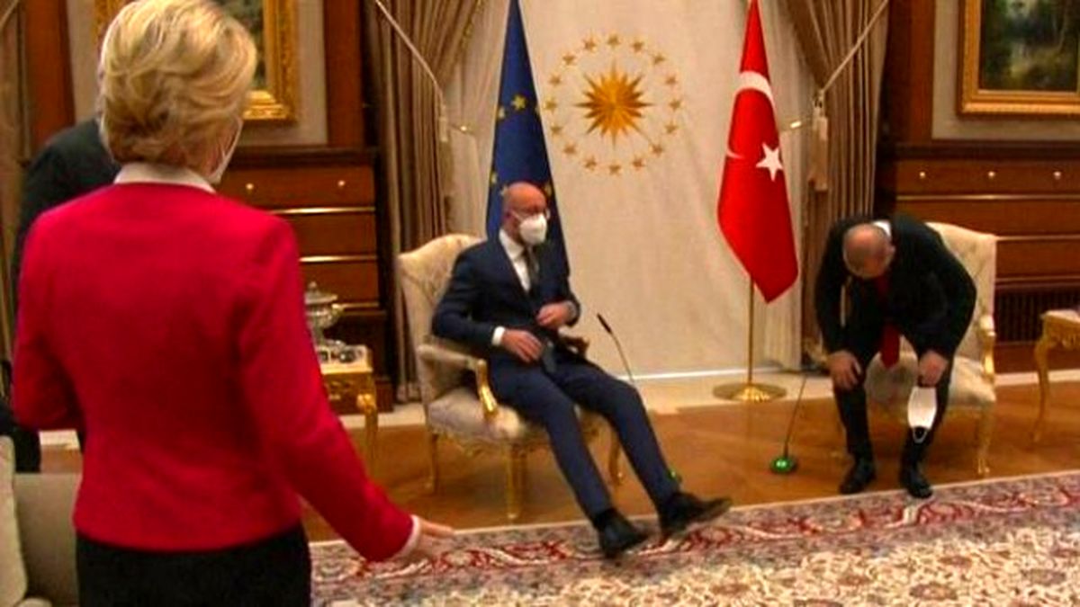 تنش میان اروپا و ترکیه به دلیل یک «صندلی»/ ویدئو