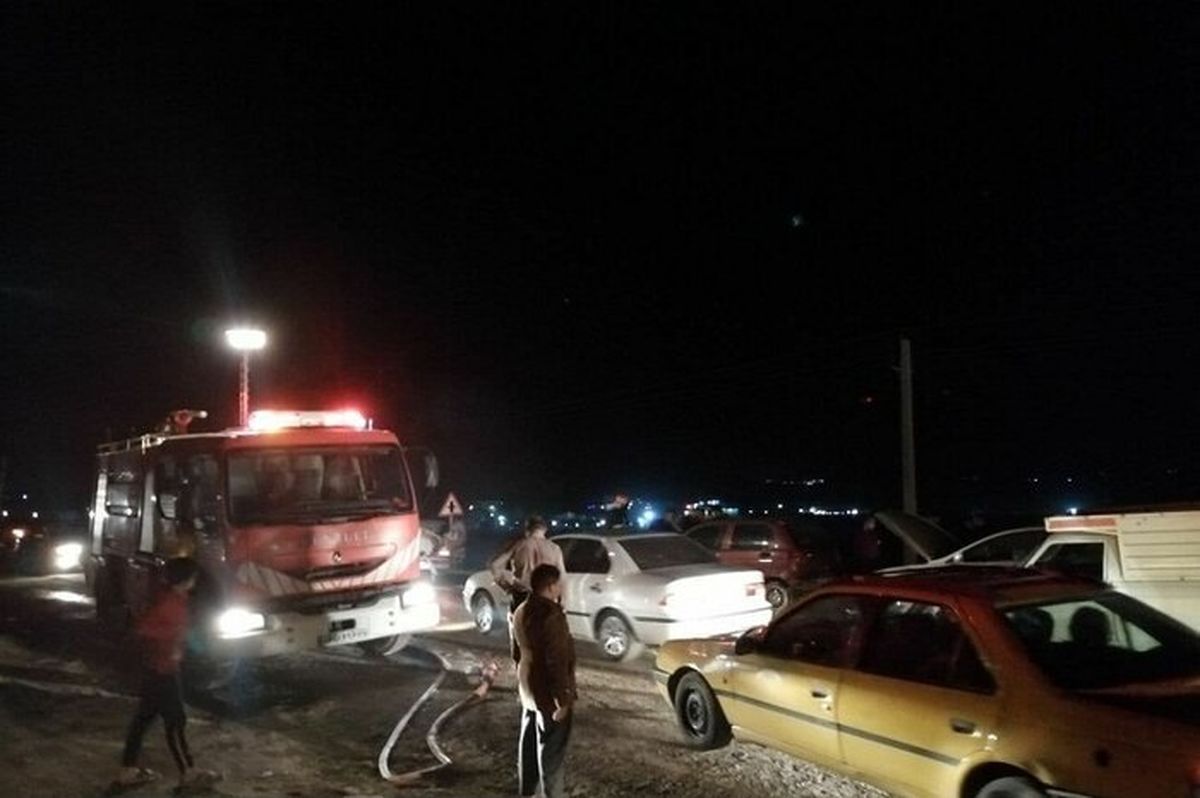 برخورد ۹ خودرو در تصادف‌های جداگانه موجب مصدومیت ۸ نفر در بوکان شد
