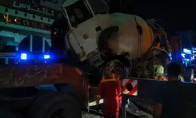 ورود یک‌دستگاه میکسر بتن به خانه مرد تهرانی/ ویدئو به همراه تصاویر