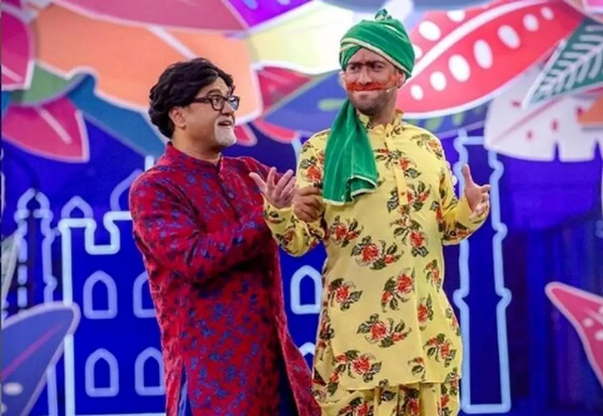 با چشم نیمه بسته رقص نازیبای رامبد جوان را ببین!