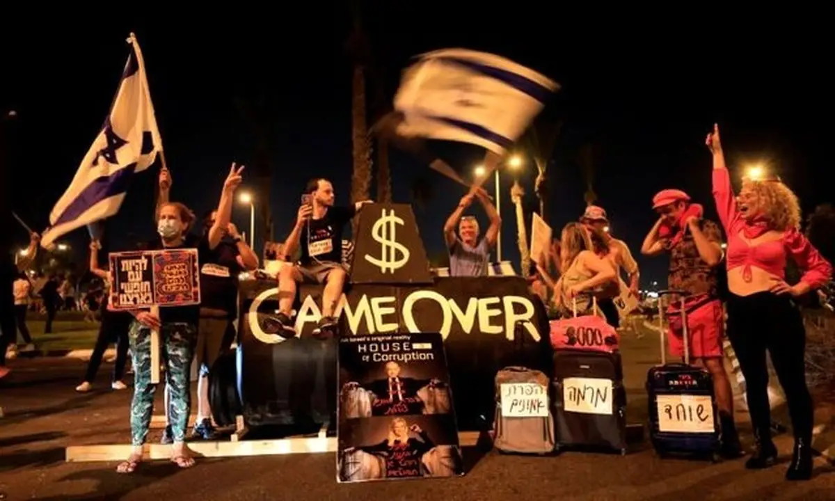 از سرگیری اعتراضات علیه نتانیاهو