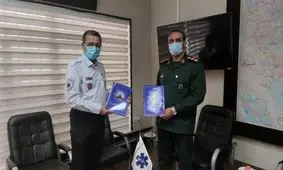 همکاری اورژانس و سپاه فارس در زمینه‌های آموزشی و امدادی