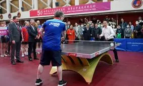 بزرگداشت پنجاهمین سالگرد "دیپلماسی پینگ پنگی" چین و آمریکا