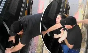 کتک‌ کاری شدید فروشنده فست فود با مشتری/ ویدئو