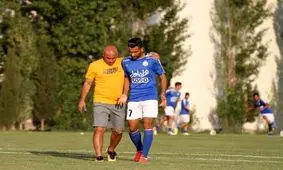 مهاجم جدید استقلال مصدوم شد