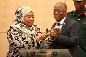 یک زن مسلمان محجبه برای اولین بار رئیس جمهوری یک کشور آفریقایی شد