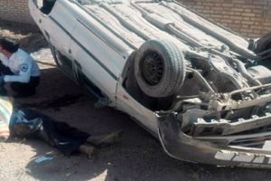 مصدومیت ۹ تبعه افغانستانی در حادثه واژگونی پراید