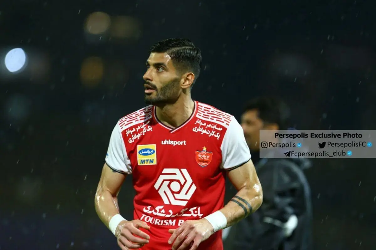 واکنش بازیکن پرسپولیس پس از عدم دعوت به تیم‌ملی/ عکس