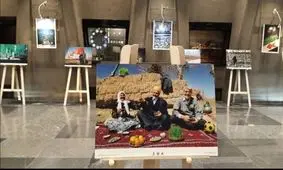 عکسِ سفره‌های هفت‌سین مردم در برج آزادی