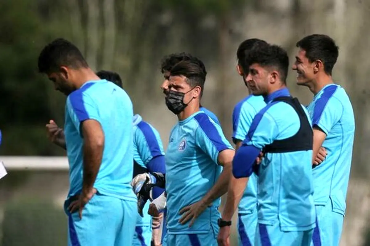 تمرین استقلال تحت تاثیر کرونا/ عکس