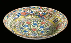 نوروز روی کاسه قاجاری/ عکس