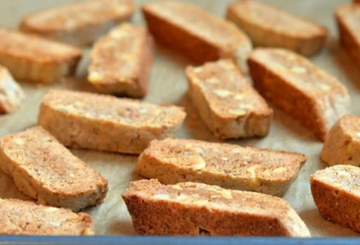 طرز تهیه کوکی گردو و دارچین