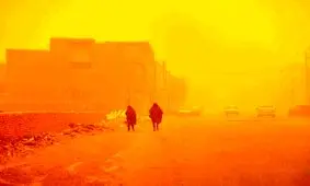 طوفان شدیدی گناباد را درنوردید