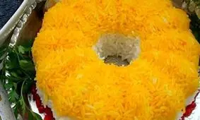 طرز تهیه برنج زعفرانی