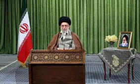 تصویر دیده نشده از رهبر انقلاب در لباس بلوچی