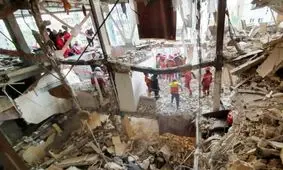 انفجار در مجتمع ۱۲ واحدی کیان‌آباد اهواز/ ویدئو