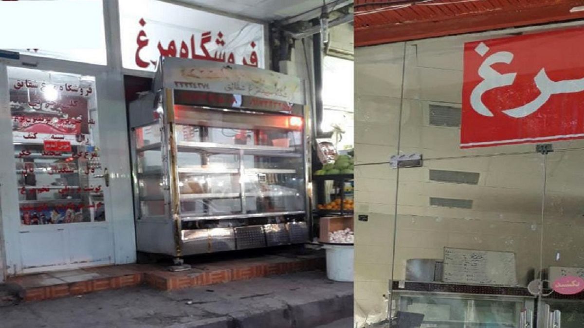 مرغ از بازار پر کشید/ ویدئو