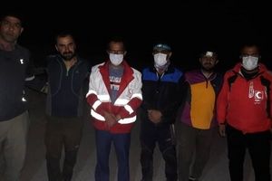 نجات جان سه نفر در ارتفاعات گچساران توسط امدادگران هلال احمر