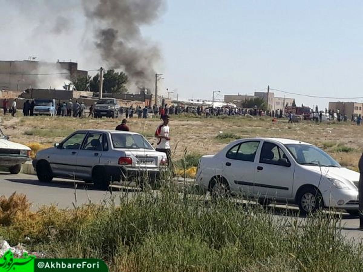 وحشت مردم شهریار از انفجار مهیب در شرکت گاز