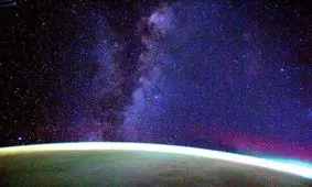 کهکشان راه شیری از منظر ایستگاه فضایی بین‌المللی