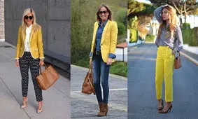 رنگ زرد را چگونه ست کنیم؟