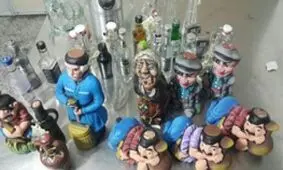 کشف مشروبات الکلی جاسازی شده در داخل عروسک