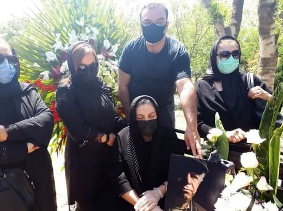 محسن قاضیمرادی در قطعه هنرمندان به خاک سپرده شد/ عکس