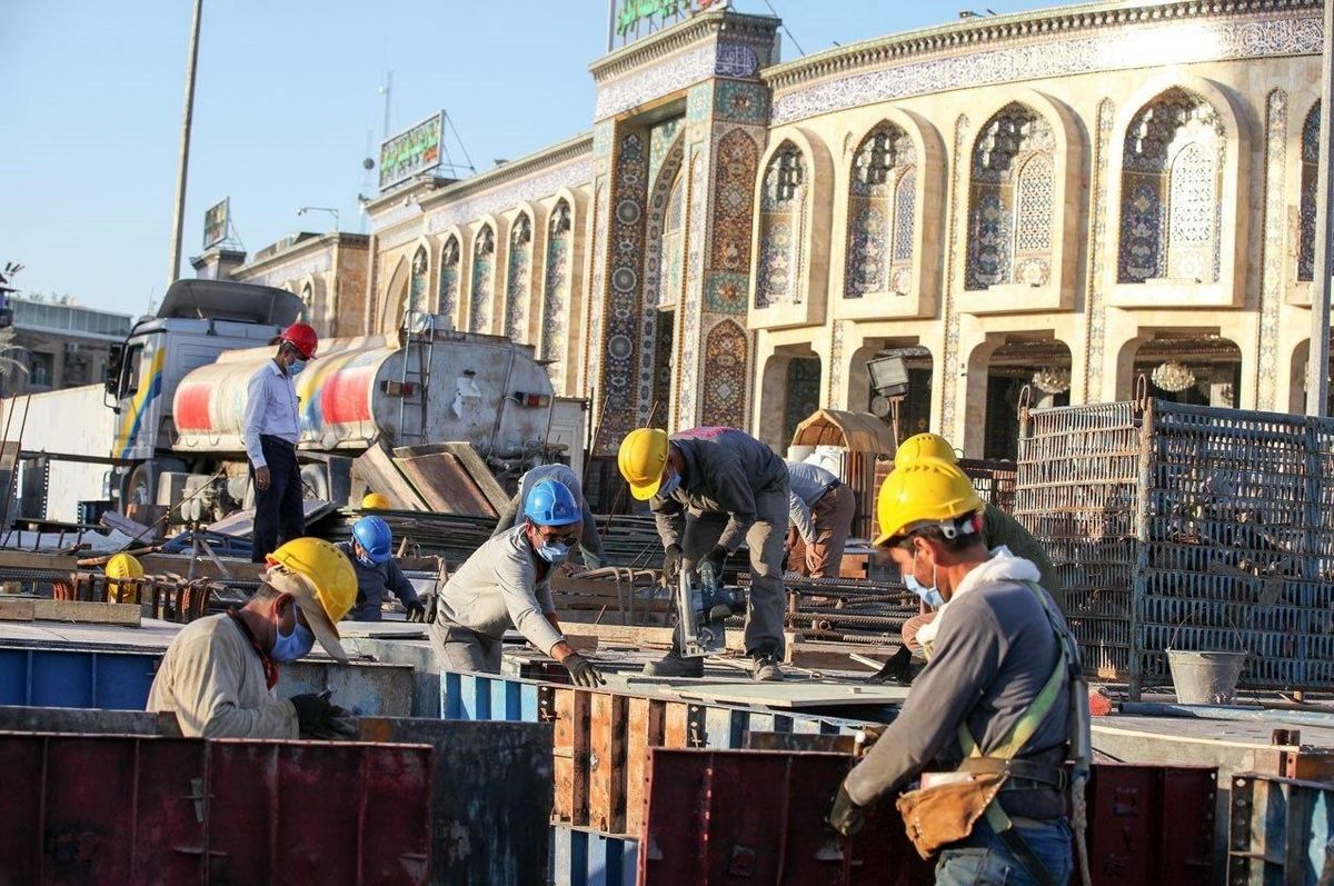 بازسازی اماکن مقدسه عتبات عالیات همچنان ادامه دارد