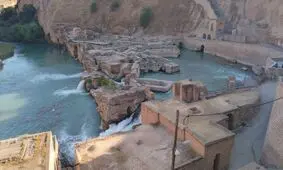 استاندار خوزستان از روند اجرایی پروژه های شوشتر بازدید کرد/ ایستگاه پمپاژ شهر شرافت شوشتر به بهره برداری رسید/ تصاویر
