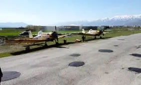 محلول پاشی هوایی ۳۰۰۰هکتار اراضی جنگلی زاگرس در آذربایجان غربی