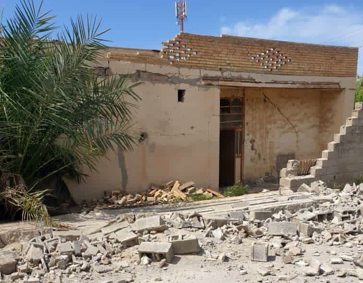 اولین تصاویر از خسارتهای زلزله در شهرستان گناوه