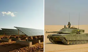 ناتو در حال ساخت تانک‌های مجهز به صفحه خورشیدی