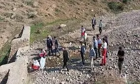 پیکر بی جان زن الموتی بعد از ۱۰ ساعت جست‌وجو کشف شد