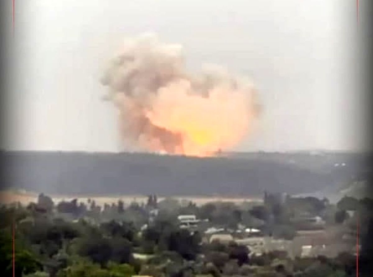انفجار مهیب در کارخانه صنایع موشکی رژیم صهیونیستی/ ویدئو