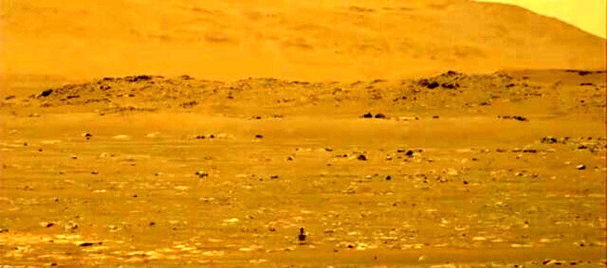 لحظاتی از وزش باد در مریخ/ ویدئو