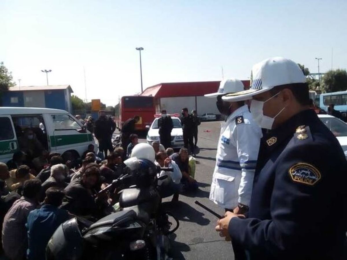 کارتن خواب‌ها و معتادین متجاهر از بزرگراه‌ها جمع ‌آوری شدند
