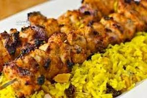 طرز تهیه کباب مرغ خاورمیانه ایی با پلو مخصوص