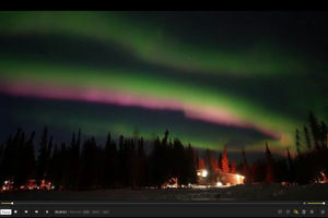 تصاویری زیبا از پدیده شفق قطبی در آلاسکا/ ویدئو
