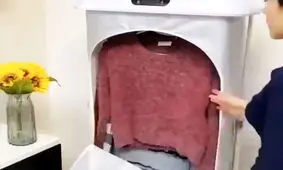 خشک کردن سریع لباس های خیس/ ویدئو