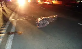 جان باختن عابر در اثر تصادف رانندگی