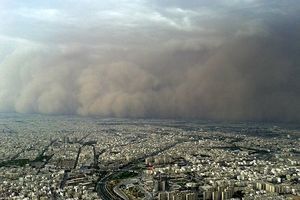 تصاویر وحشتناک از طوفان شن در ایرانشهر/ ویدئو