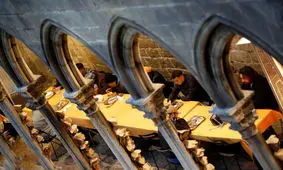 افطار مسلمانان در کلیسای کاتولیک/ تصاویر