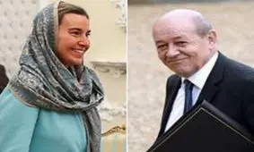 فدریکا موگرینی و وزیر خارجه فرانسه مهمانان ویژه مراسم تحلیف روحانی