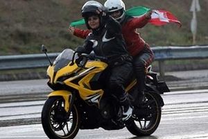 موتورسواری زنان در حاشیه مراسم روز قدس/ عکس
