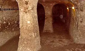 کشف شهر زیرزمینی در عمق تونل ۸۰ متری/ تصاویر