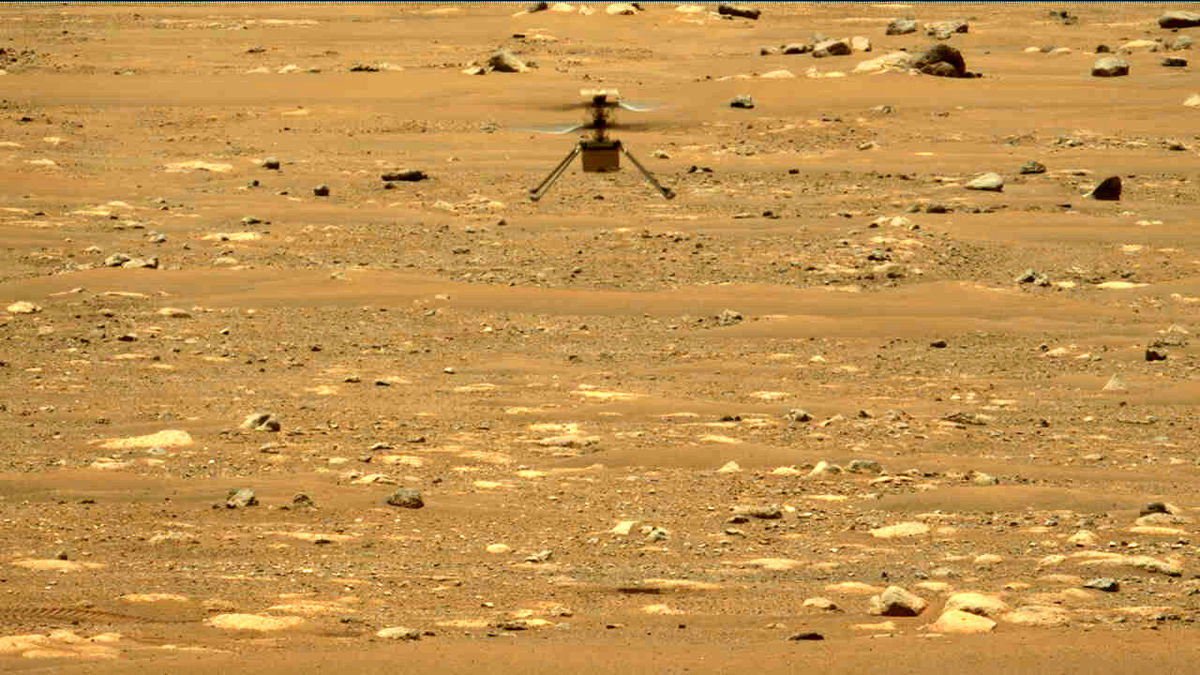 نبوغ پنجمین پرواز خود را بر فراز مریخ انجام داد