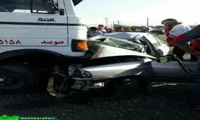 یک کشته در تصادف پراید با خاور