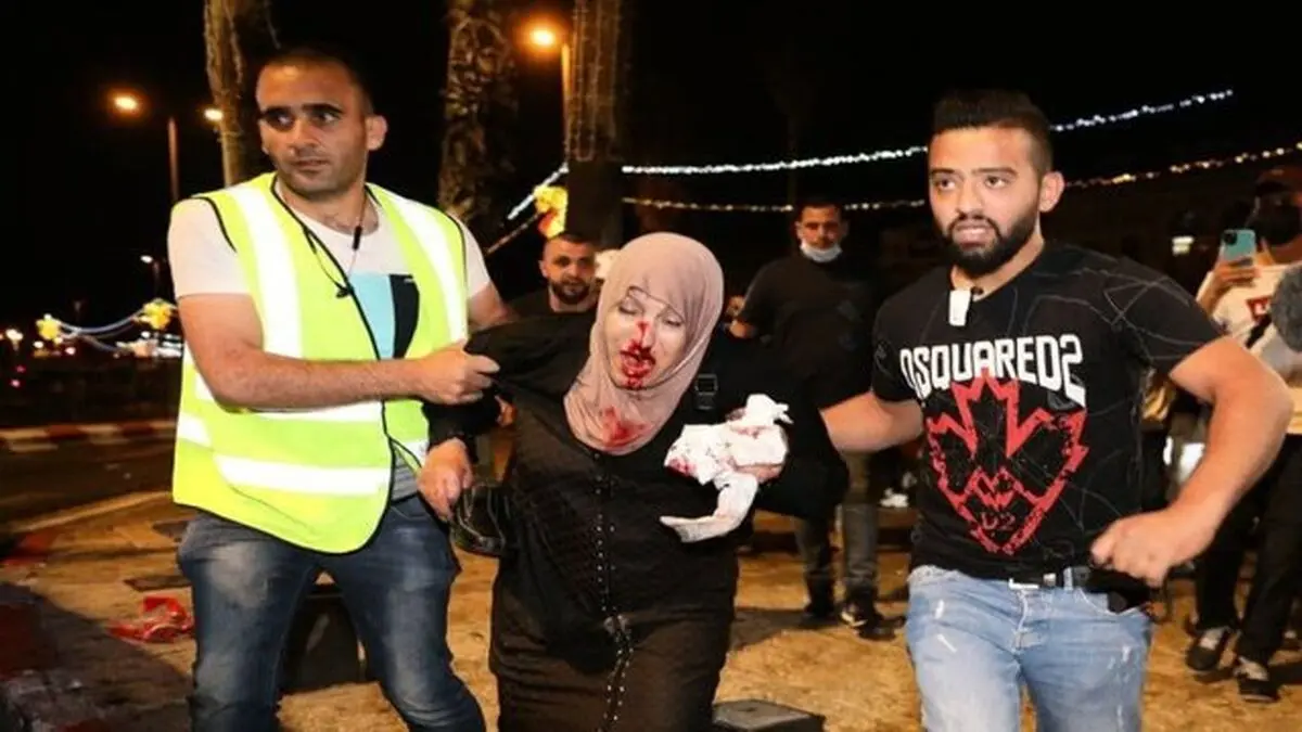 دومین شب ناآرام قدس/ زخمی شدن حدود ۱۰۰ تن در درگیری‌ها/ سازمان ملل، آمریکا و اروپا نگرانند