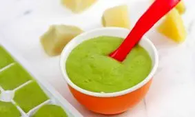 پوره نخود سبز و نعنا