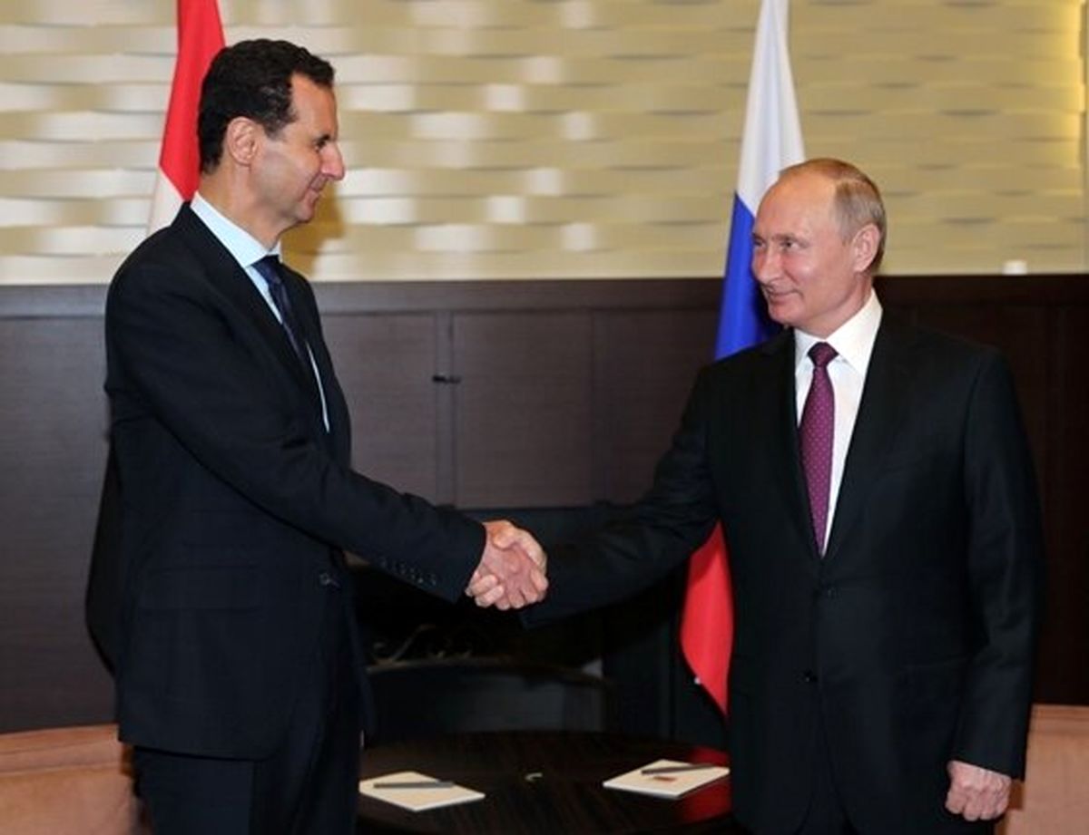 پیام تبریک بشار اسد به پوتین به مناسبت «روز پیروزی»